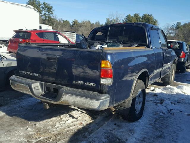 5TBBT44154S445842 - 2004 TOYOTA TUNDRA ACC BLUE photo 4