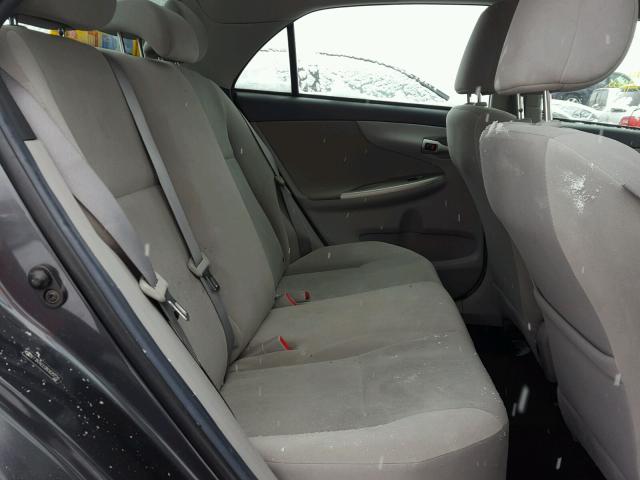 2T1BU4EE0BC623720 - 2011 TOYOTA COROLLA BA GRAY photo 6