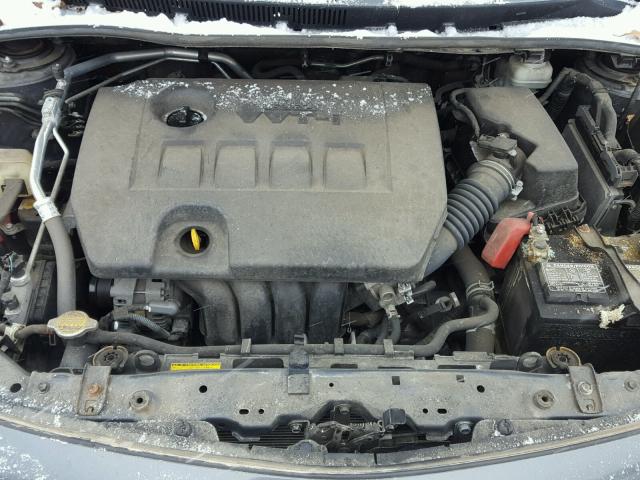 2T1BU4EE0BC623720 - 2011 TOYOTA COROLLA BA GRAY photo 7