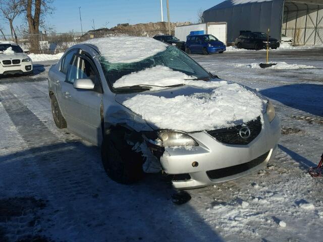 JM1BK12F041202962 - 2004 MAZDA 3 I SILVER photo 1