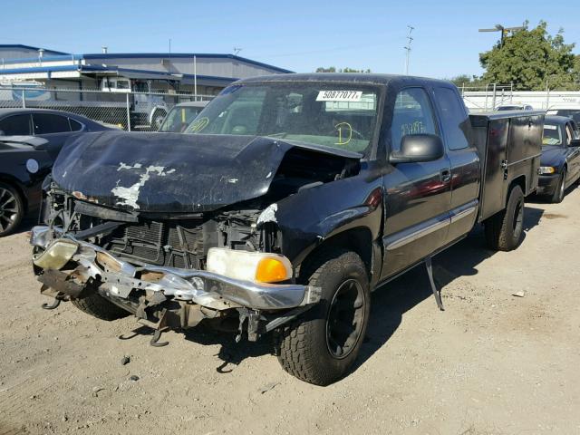 1GTEC19T24E152905 - 2004 GMC NEW SIERRA BLACK photo 2