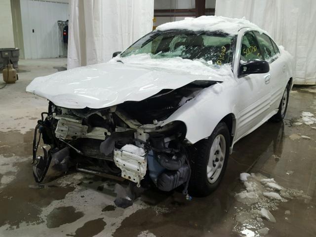 1G2NF52T1YC519422 - 2000 PONTIAC GRAND AM S WHITE photo 2