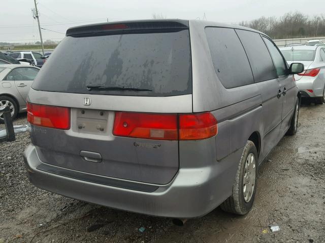 2HKRL1857YH608567 - 2000 HONDA ODYSSEY LX GRAY photo 4