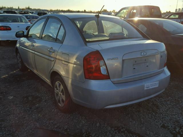 KMHCN4AC6AU455018 - 2010 HYUNDAI ACCENT GLS GRAY photo 3