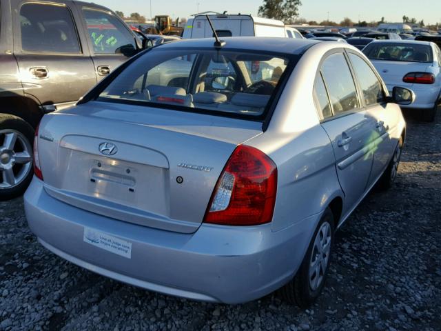 KMHCN4AC6AU455018 - 2010 HYUNDAI ACCENT GLS GRAY photo 4