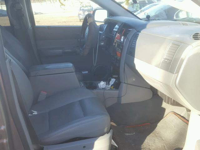 1D8HB48D05F594817 - 2005 DODGE DURANGO SL GRAY photo 5