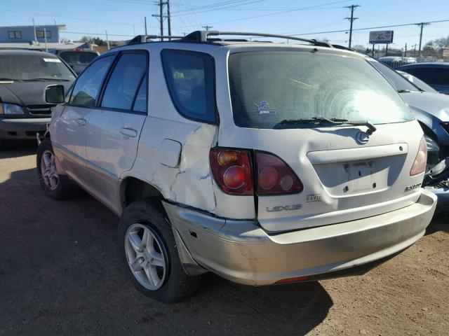 JT6HF10UXX0025936 - 1999 LEXUS RX 300 WHITE photo 3