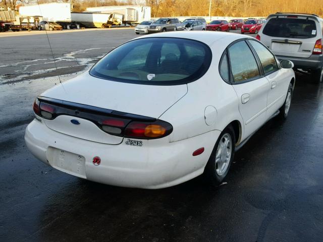 1FALP52U4VA209450 - 1997 FORD TAURUS GL WHITE photo 4