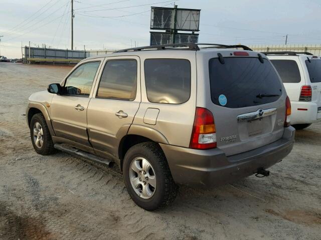 4F2YU09161KM17499 - 2001 MAZDA TRIBUTE LX TAN photo 3