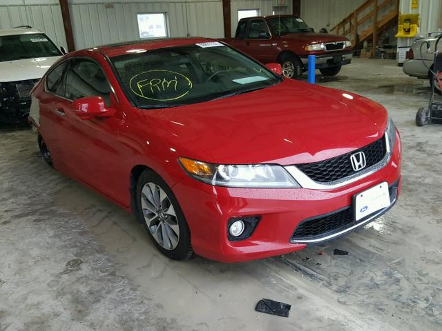 1HGCT1B85DA004236 - 2013 HONDA ACCORD EXL RED photo 1