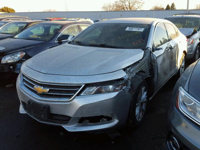 2G1125S36E9116053 - 2014 CHEVROLET IMPALA LT SILVER photo 2