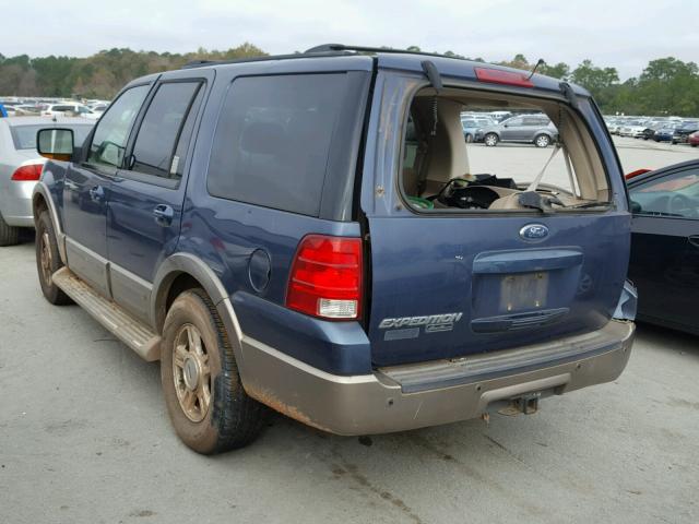 1FMPU17L64LB76799 - 2004 FORD EXPEDITION BLUE photo 3