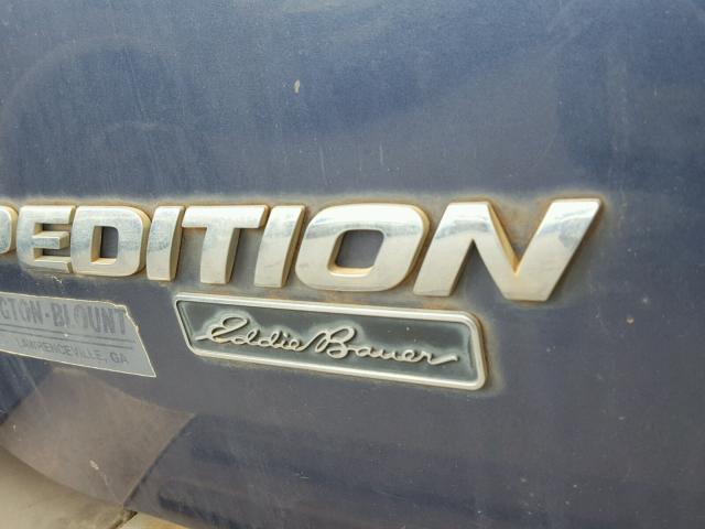 1FMPU17L64LB76799 - 2004 FORD EXPEDITION BLUE photo 9