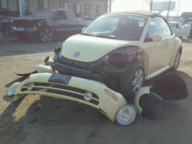 3VWCK21Y83M318325 - 2003 VOLKSWAGEN NEW BEETLE Sarı foto 2