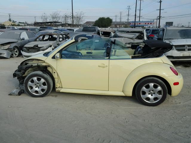 3VWCK21Y83M318325 - 2003 VOLKSWAGEN NEW BEETLE Sarı foto 9