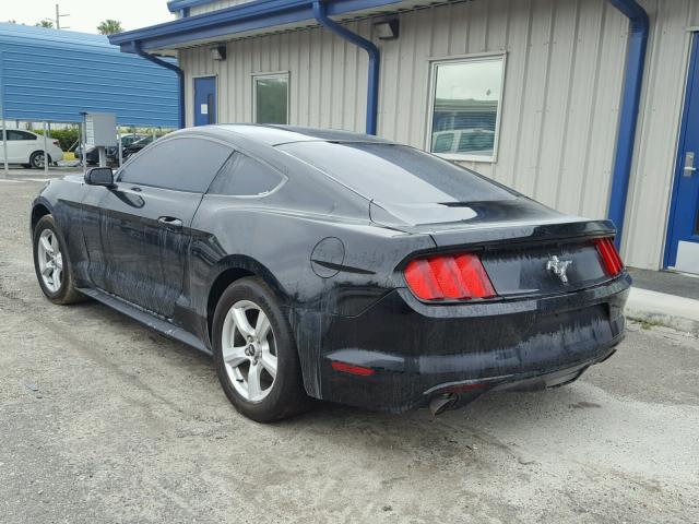 1FA6P8AM7H5293440 - 2017 FORD MUSTANG BLACK photo 3