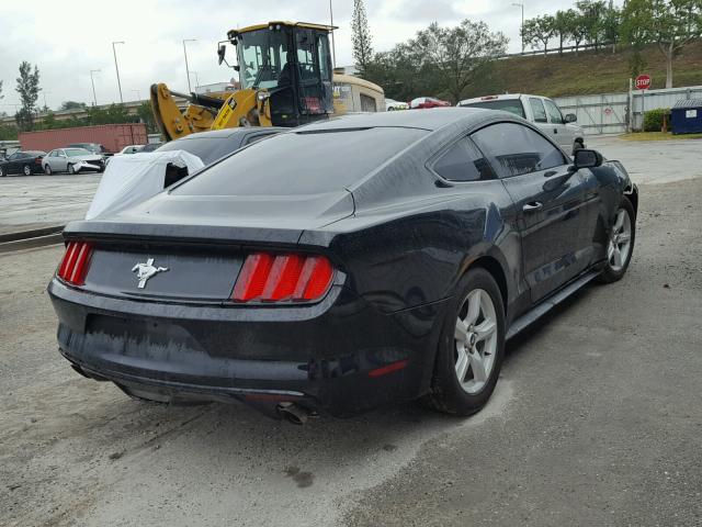 1FA6P8AM7H5293440 - 2017 FORD MUSTANG BLACK photo 4