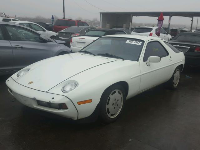 WP0JB0926FS860694 - 1985 PORSCHE 928 S WHITE photo 2