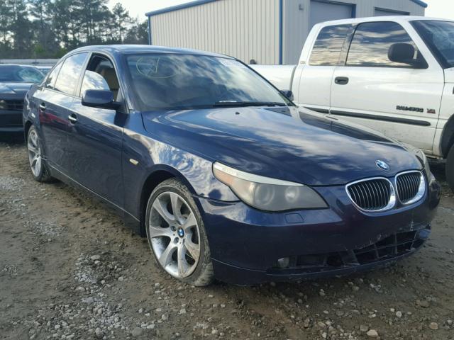 WBANB33504B113849 - 2004 BMW 545 I BLUE photo 1