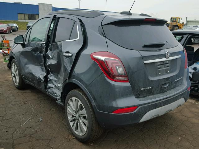 KL4CJASB0HB231568 - 2017 BUICK ENCORE PRE GRAY photo 3