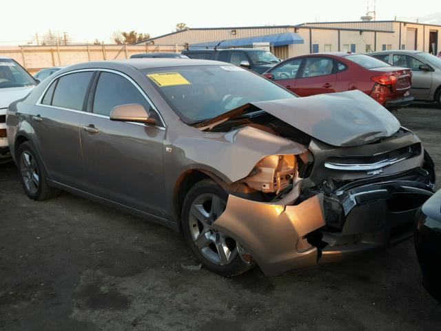 1G1ZH57B38F273312 - 2008 CHEVROLET MALIBU 1LT BROWN photo 1