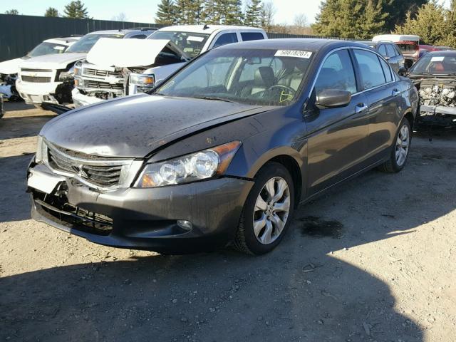 1HGCP36849A003614 - 2009 HONDA ACCORD EXL GRAY photo 2