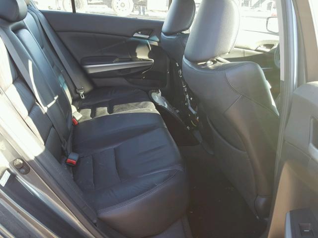 1HGCP36849A003614 - 2009 HONDA ACCORD EXL GRAY photo 6