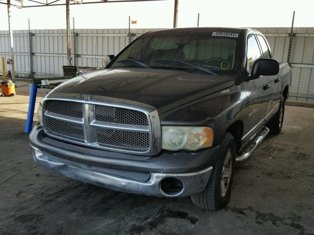 3D7HA18N22G195772 - 2002 DODGE RAM 1500 GRAY photo 2