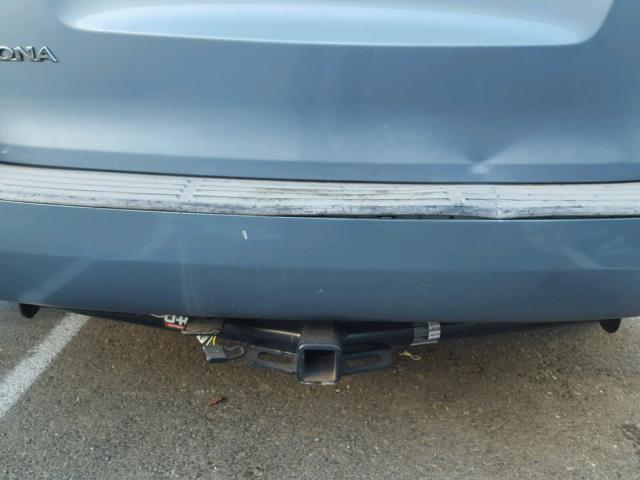 KNDMB233376183446 - 2007 KIA SEDONA EX BLUE photo 9