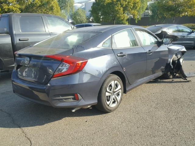 19XFC2F54GE207296 - 2016 HONDA CIVIC LX BLUE photo 4