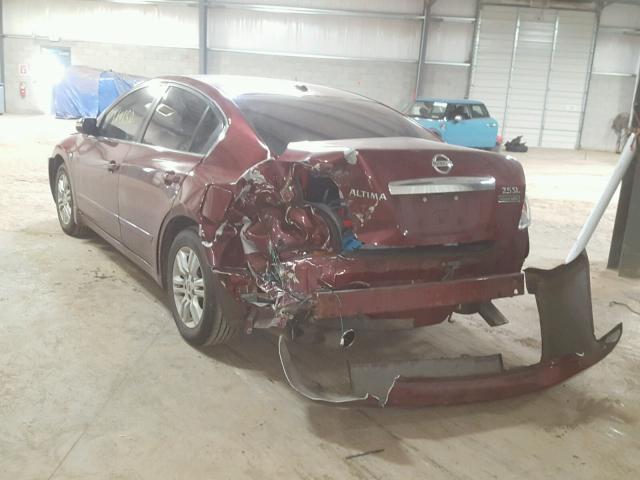 1N4AL2AP9AC111901 - 2010 NISSAN ALTIMA BAS MAROON photo 3