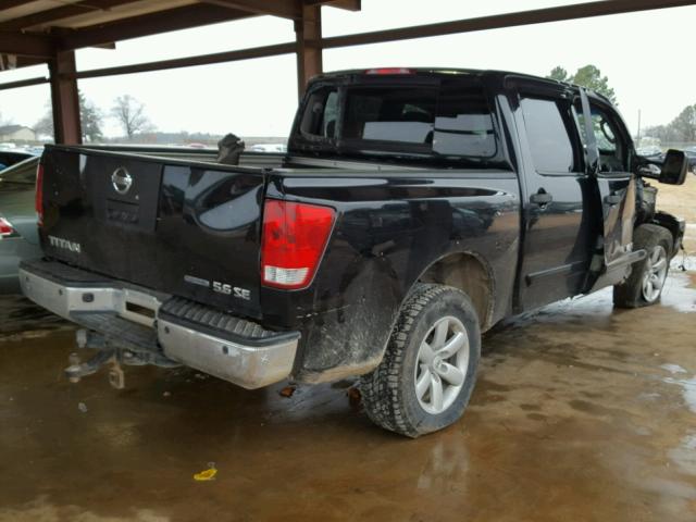 1N6BA07C48N340656 - 2008 NISSAN TITAN XE BLACK photo 4