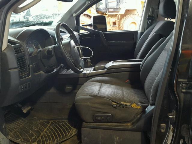 1N6BA07C48N340656 - 2008 NISSAN TITAN XE BLACK photo 5