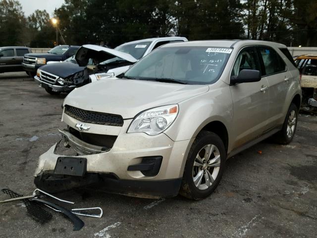 2GNALBEK4D1175032 - 2013 CHEVROLET EQUINOX LS TAN photo 2