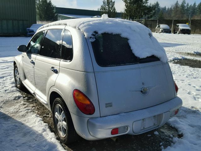 3C4FY58B64T332099 - 2004 CHRYSLER PT CRUISER SILVER photo 3