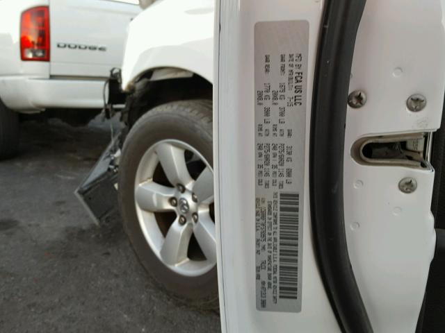 1C6RR6FT0FS769975 - 2015 RAM 1500 ST WHITE photo 10