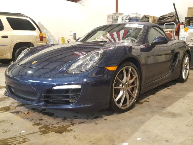 WP0CB2A85DS133502 - 2013 PORSCHE BOXSTER S BLUE photo 2