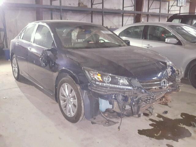 1HGCR2F89DA138536 - 2013 HONDA ACCORD EXL BLUE photo 1