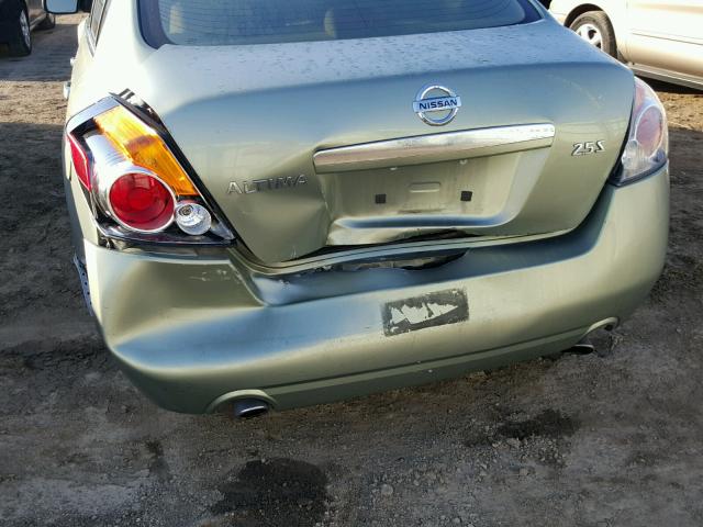 1N4AL21E77N427454 - 2007 NISSAN ALTIMA 2.5 GREEN photo 9