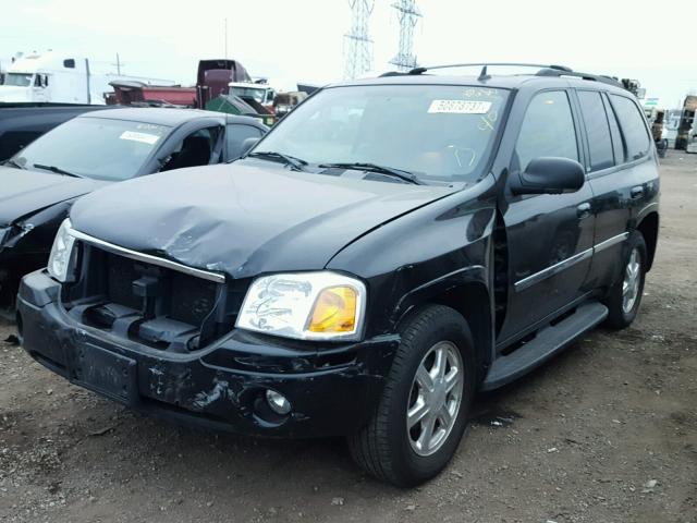 1GKDT13S572116177 - 2007 GMC ENVOY BLACK photo 2