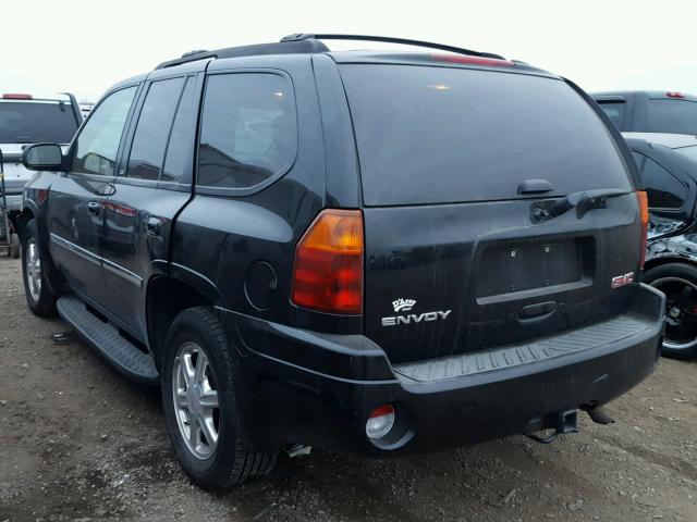 1GKDT13S572116177 - 2007 GMC ENVOY BLACK photo 3