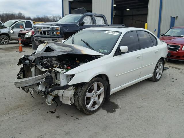 4S3BL616297223084 - 2009 SUBARU LEGACY 2.5 WHITE photo 2