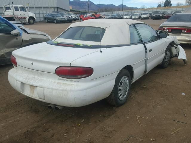 3C3EL45H2TT303294 - 1996 CHRYSLER SEBRING JX WHITE photo 4