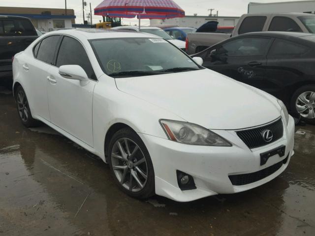 JTHBF5C28D5190073 - 2013 LEXUS IS 250 WHITE photo 1