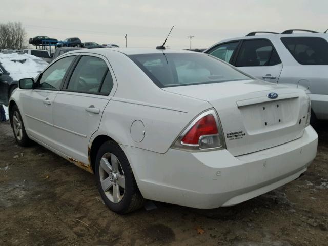 3FAHP07Z48R128021 - 2008 FORD FUSION SE WHITE photo 3