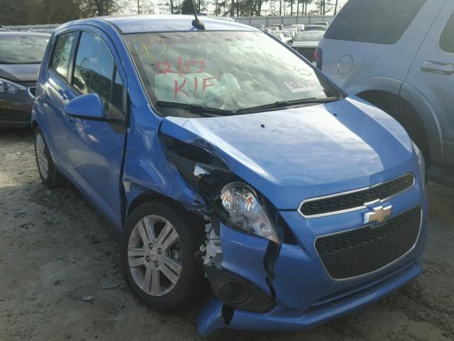 KL8CD6S92EC536141 - 2014 CHEVROLET SPARK 1LT BLUE photo 9