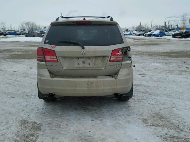 3D4GG57V69T549293 - 2009 DODGE JOURNEY SX BEIGE photo 9