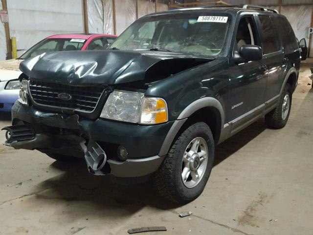 1FMZU73E52ZC20644 - 2002 FORD EXPLORER X GREEN photo 2