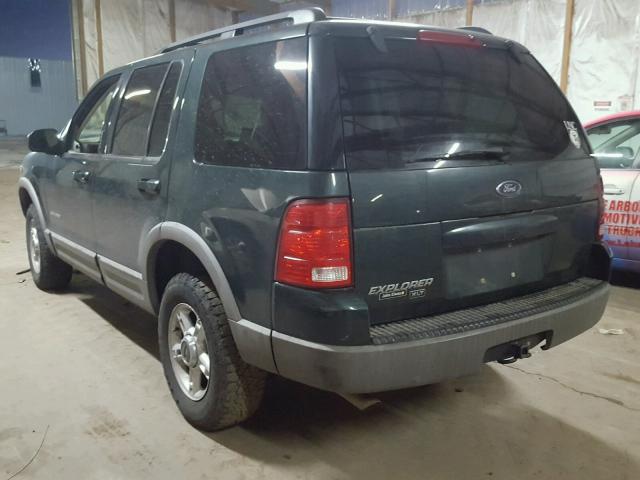 1FMZU73E52ZC20644 - 2002 FORD EXPLORER X GREEN photo 3