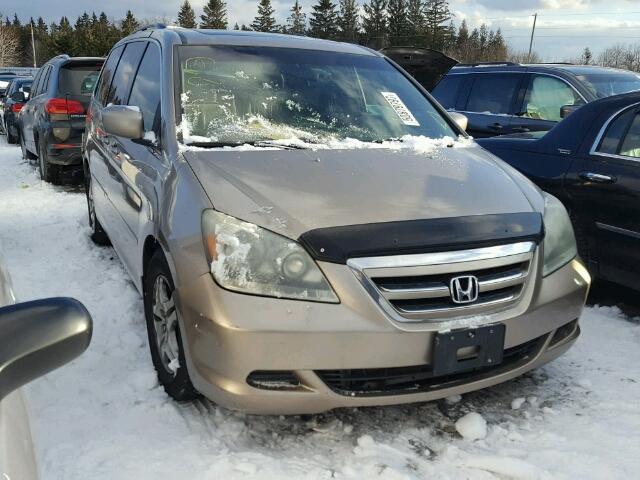 5FNRL38666B504832 - 2006 HONDA ODYSSEY EX BEIGE photo 1